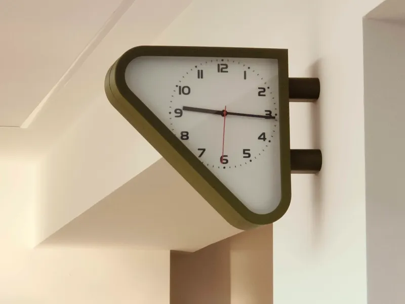 Maritime / Railway Double Sided Wall Clock