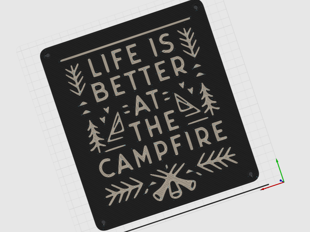 Life is Better at the campfire Sign