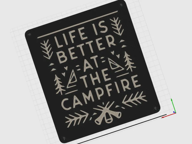 Life is Better at the campfire Sign