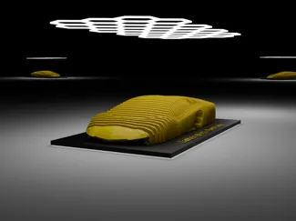 Lamborghini Aventador Layered Sculpture