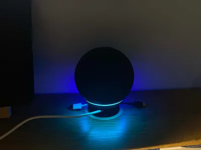 alexa stand with cable management 55,60 mm 