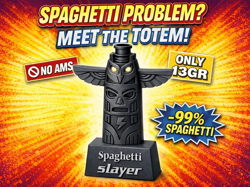 Spaghetti Slayer – Totem for 3D Printing