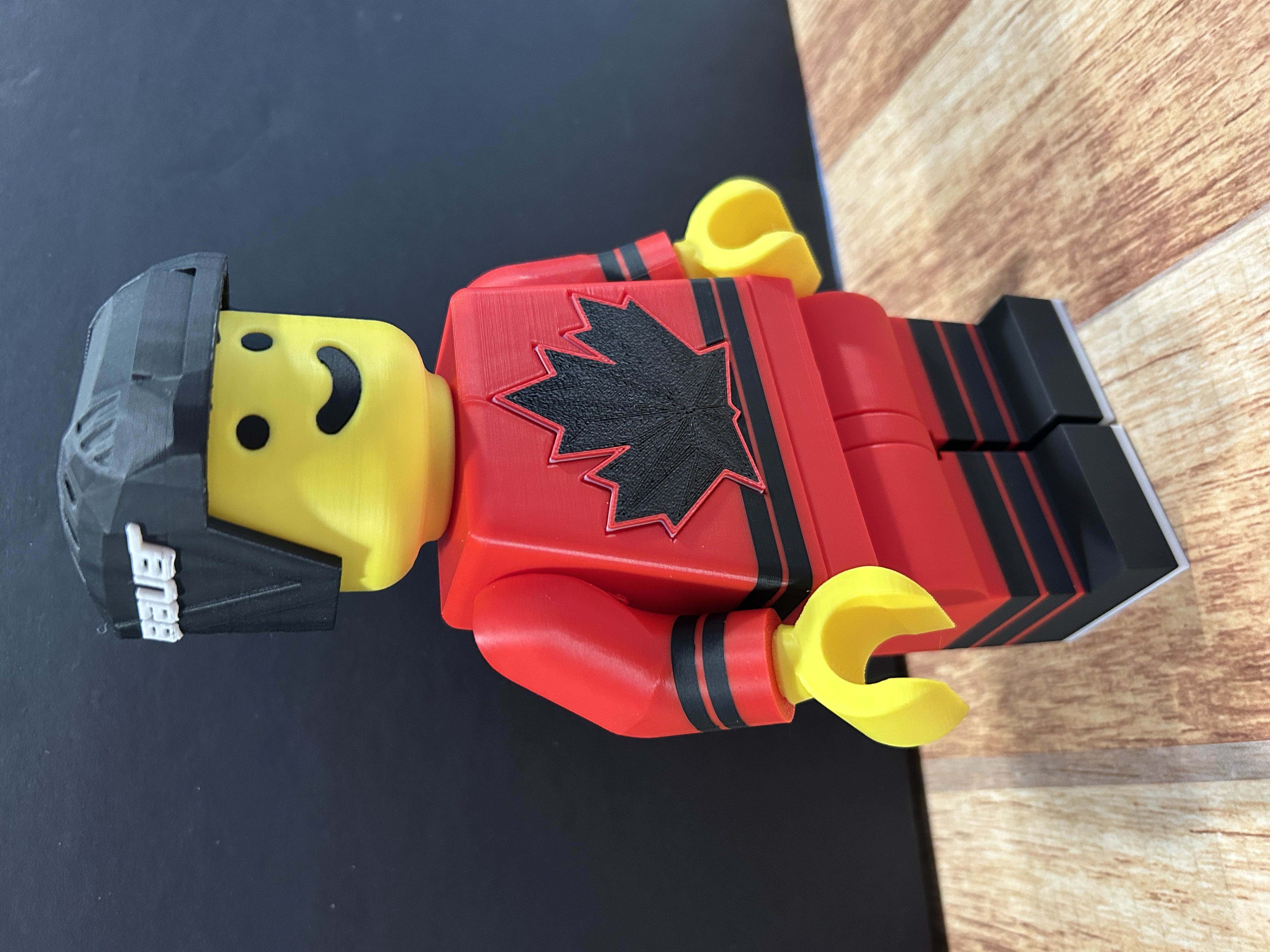 Team Canada Hockey 2026 Olympics Brick Man - 3D Printer File