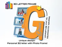 Letter G with photo frame