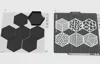 Modern coasters set - 2 colors - with holder