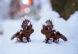 Артикулирана фигурка Triceratops в стил джинджифилов сладкиш