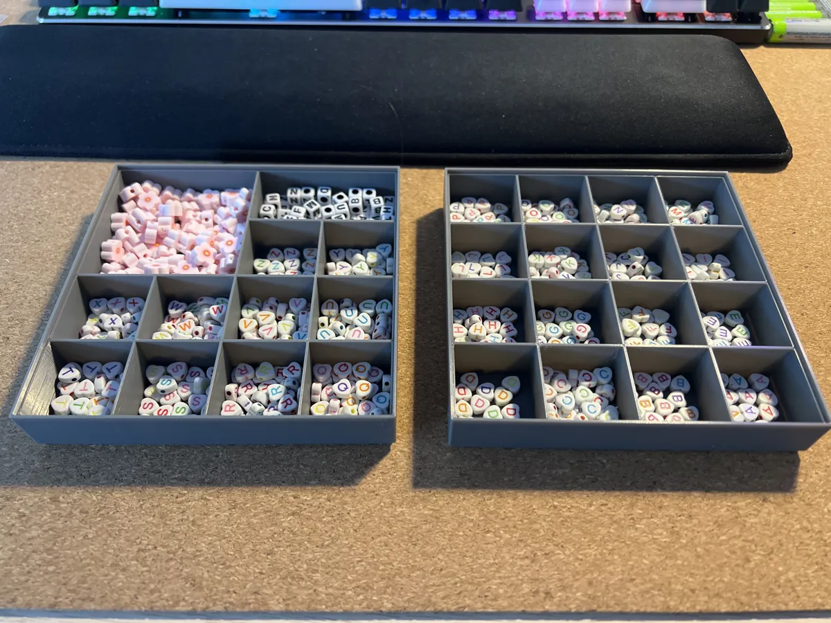 Sorting trays (stackable) - Free 3D Print Model - MakerWorld