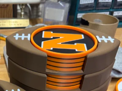 Football Coaster Holder 