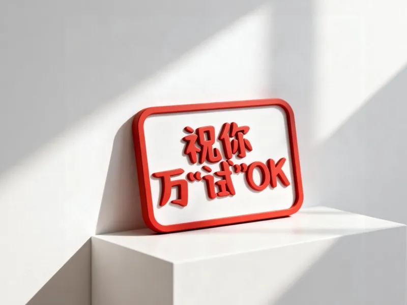 祝你万试OK-高考中考励志文案-考公上岸好运摆件