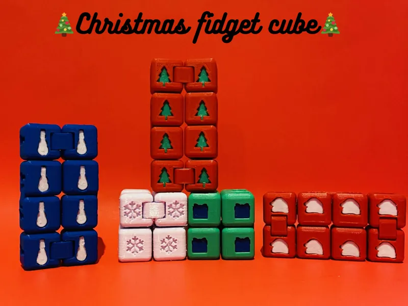 Christmas Fidget Cube Collection