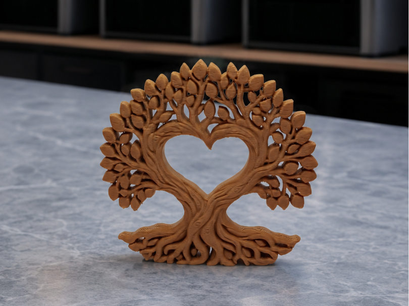 Herzbaum mit Blaetterkrone der Liebe