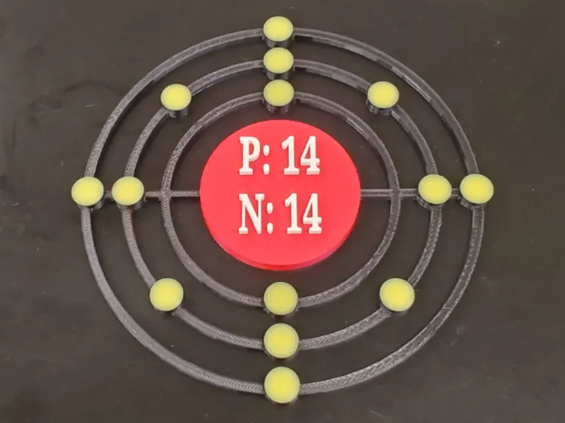 Silicon Bohr Model