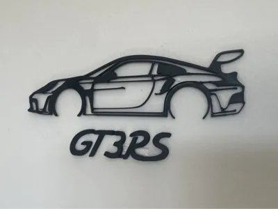Porsche GT3 RS wall art 
