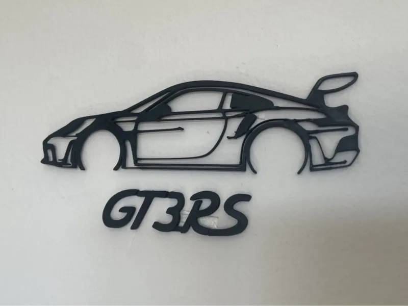 Porsche GT3 RS wall art 