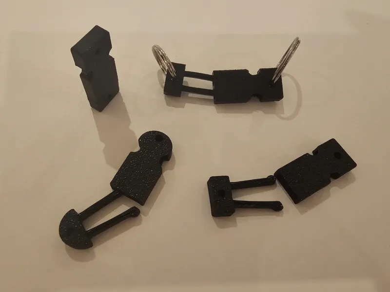 Snap-Lock Keychain Connector