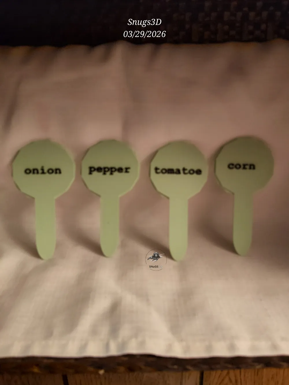 Stake Names Plant Stake (customisable names - Free 3D Print Model - MakerWorld
