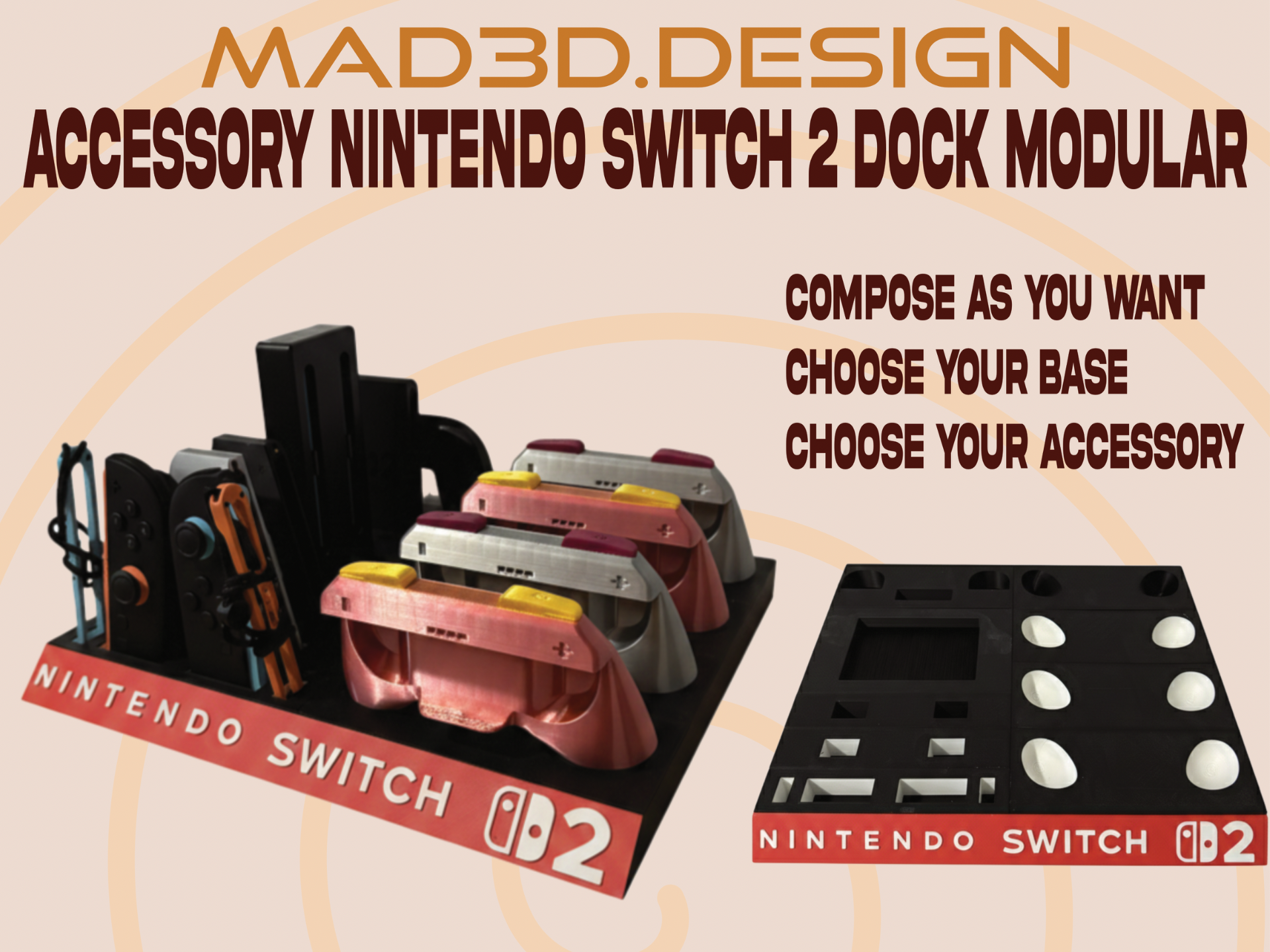 Base modulare accessori Nintendo Switch 2