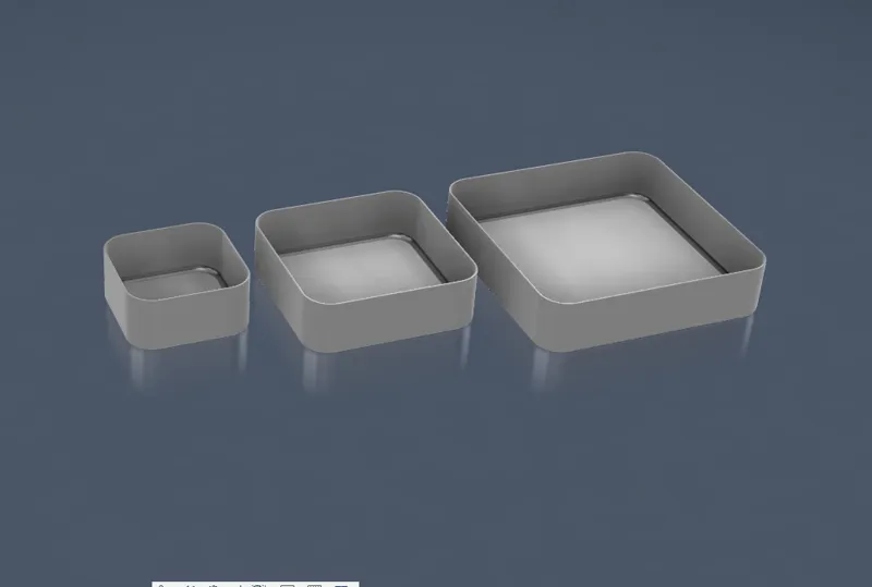A1 Mini Styled Storage Tray, in 3 Sizes