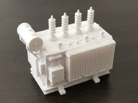Escenografía en miniatura: High Voltage Transformer 1:32 — referencia de MakerWorld