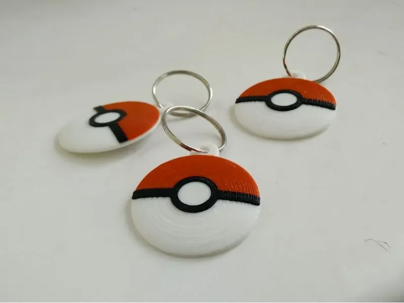 Llavero pokeball multiparts