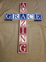 Amazing Grace Scrabble Art