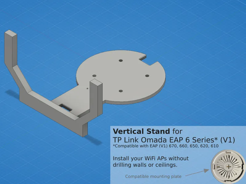 Vertical Stand for Omada EAP 6 Series (V1)