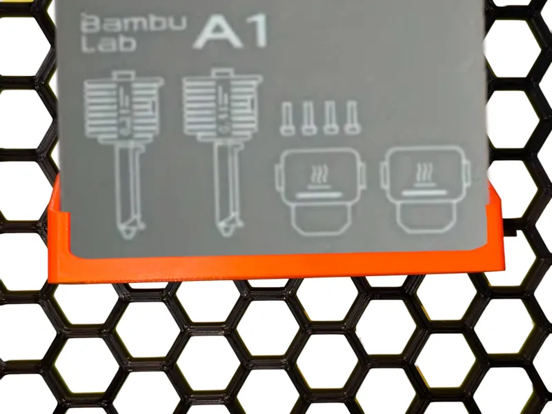 A1 Hotend Sock Box Ver.2 Honeycomb Storage Wall