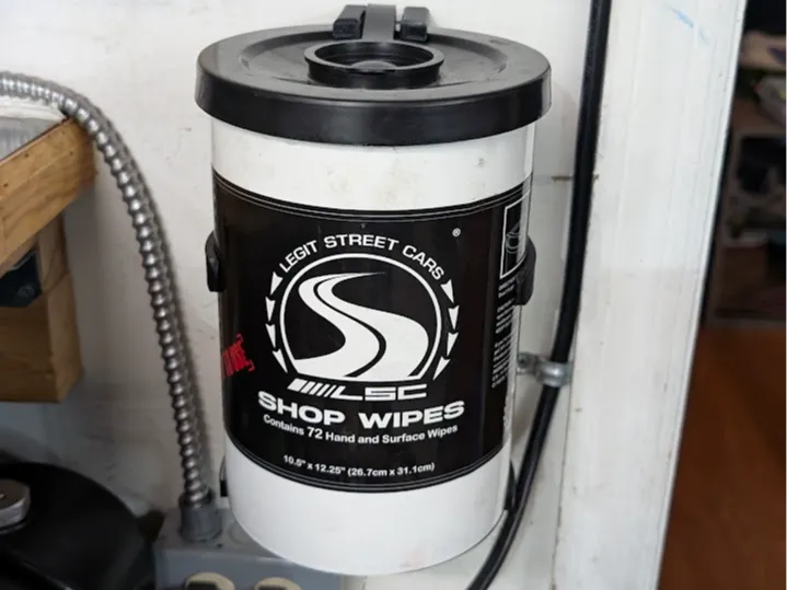 Legit Street Cars wipe holder