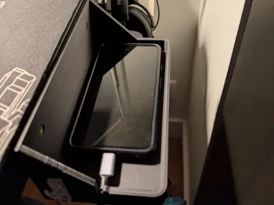 Phone shelf
