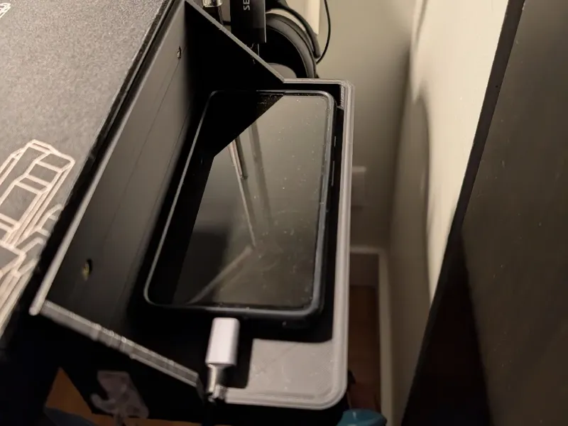Phone shelf