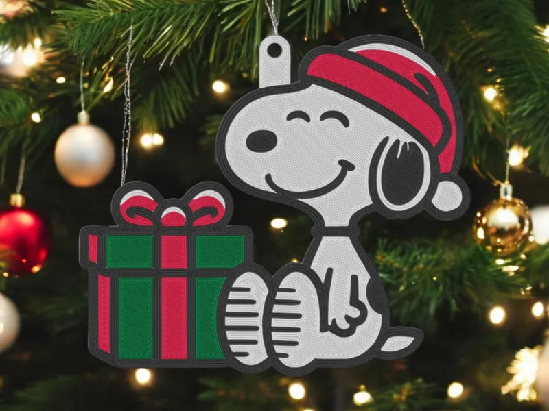 Snoopy Christmas Ornament – Holiday Decoration