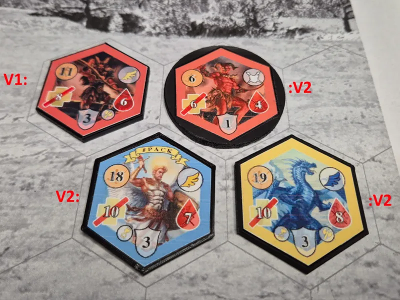 HoMM3 The Board Game Unit Token - v2