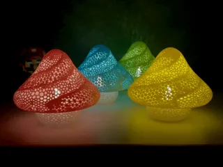 Stumpy Mushroom Lamp