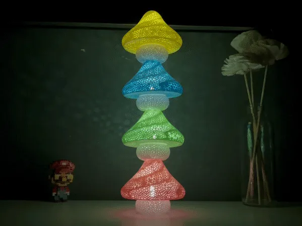 Stumpy Mushroom Lamp view 2