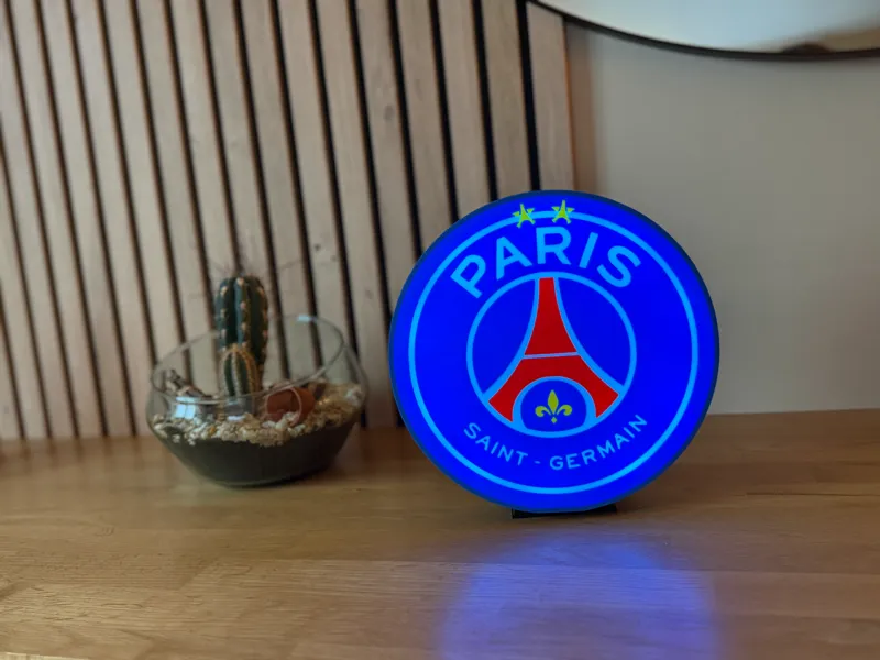 lightbox PSG double champion