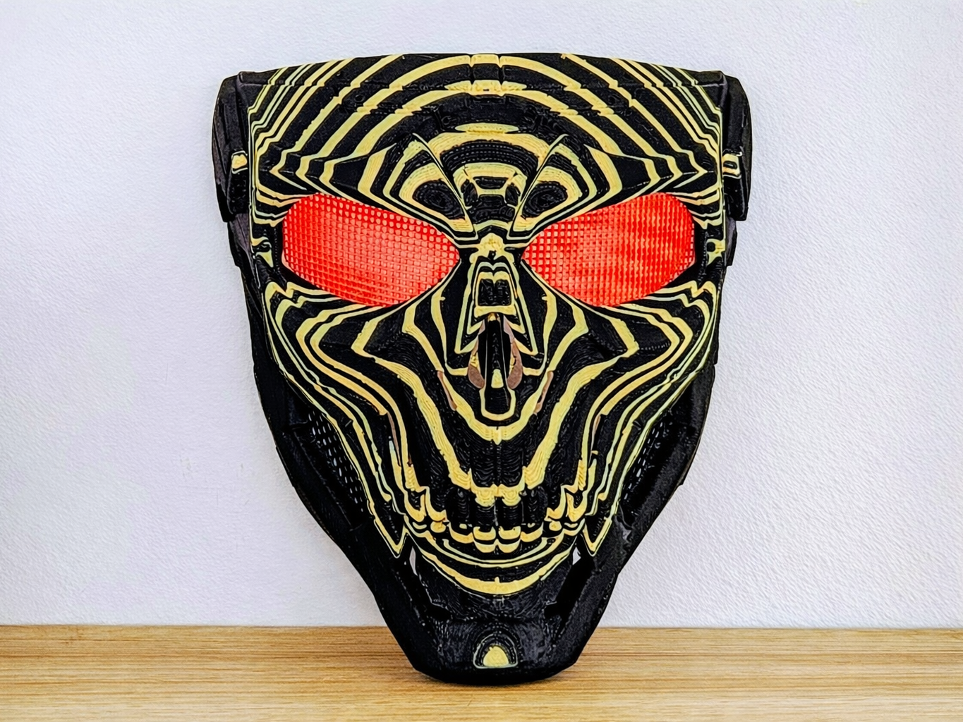 Masque COD Ghost empilée de couleurs