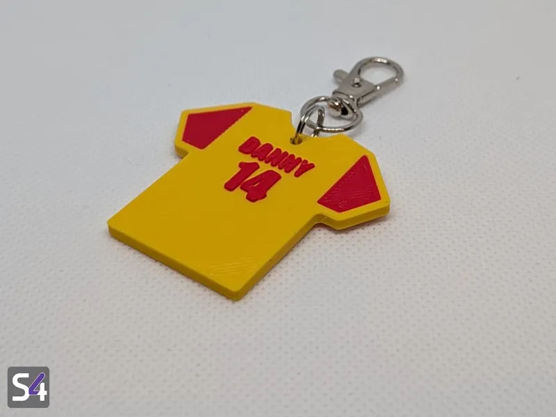 Football Shirt Keyrings – 12 Soccer Jersey Designs