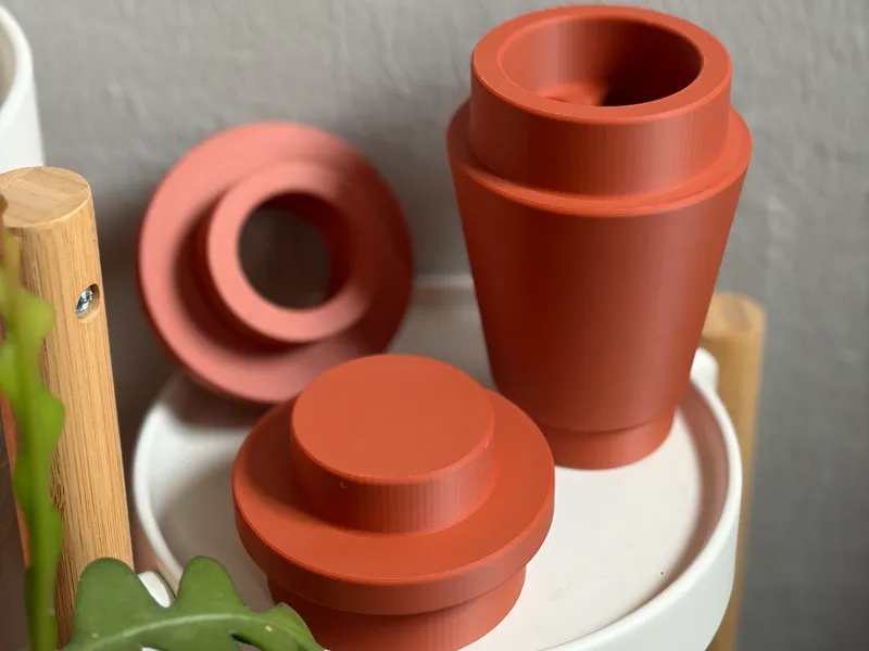 L e g o Like Botanicals Terracotta Vase
