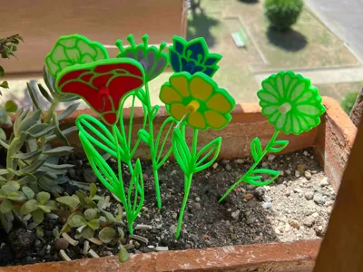 Mosquito coil holder flowers