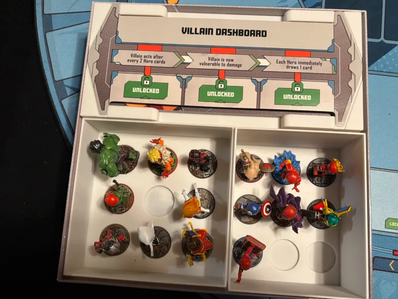 Marvel United/DC United Insert for Painted Minis