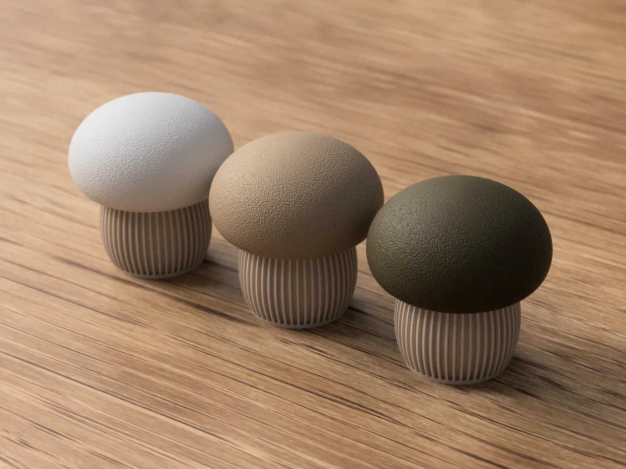 Japandi Mushroom Decoration (container) view 3