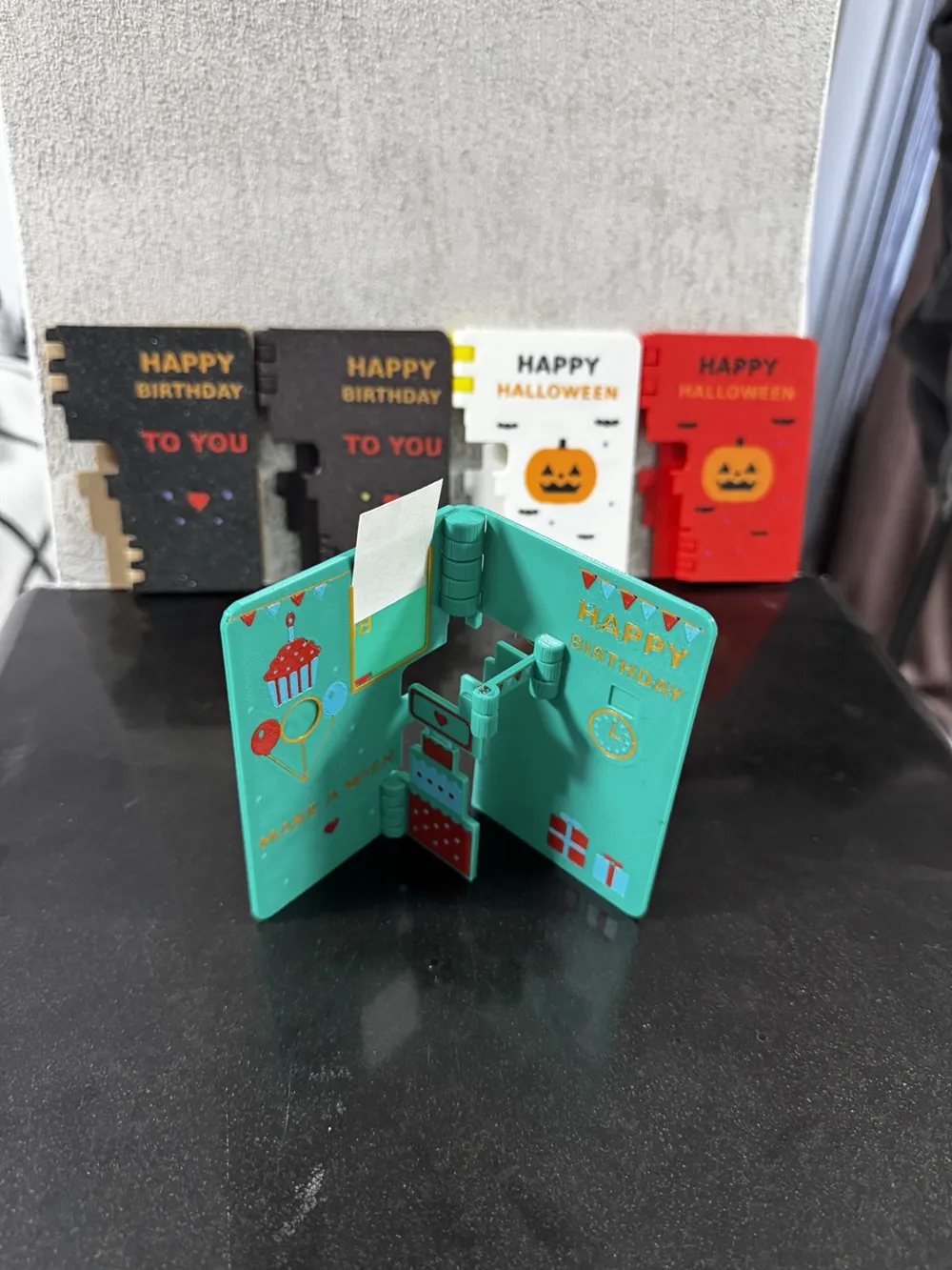 Happy Birthday – 3D Pop-Up Card & Photo Frame - Free 3D Print Model ...