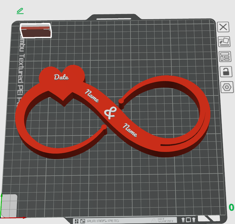 Miniatura 3 do modelo 3D Infinity Symbol