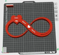 Infinity Symbol with rings and heart