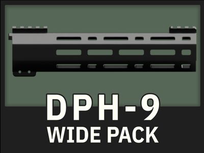 DPH-9 Wide Pack | 9.5” Airsoft M4 Handguard