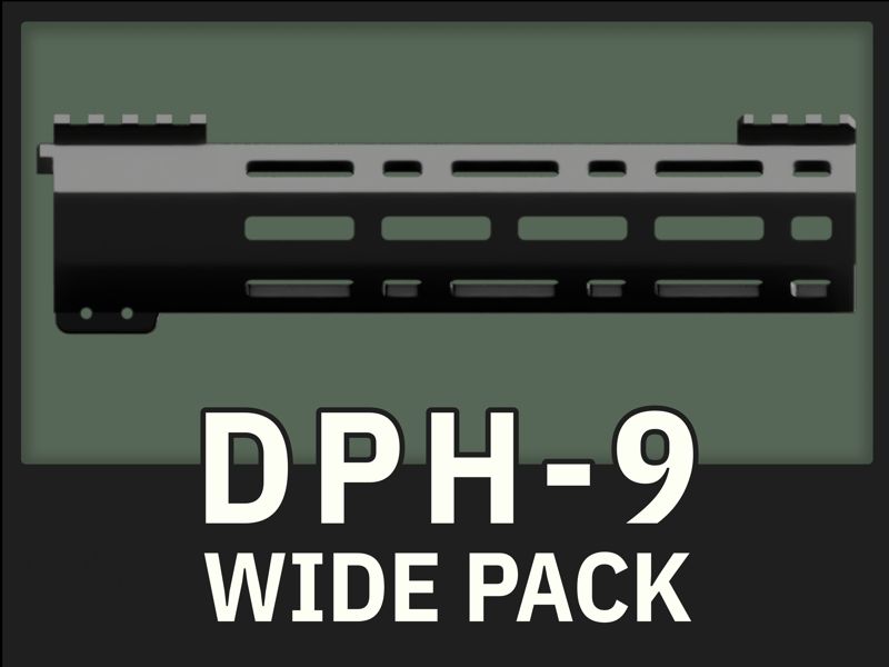 DPH-9 Wide Pack | 9.5” Airsoft M4 Handguard
