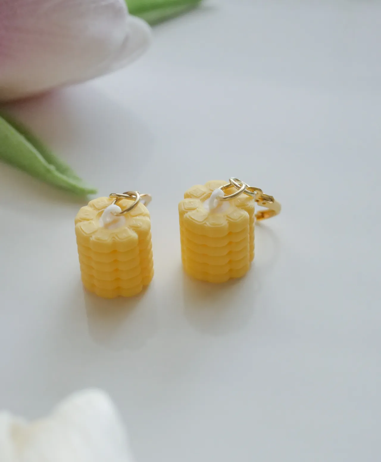 Corn the Cob earring view 4