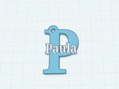 Paula keychain