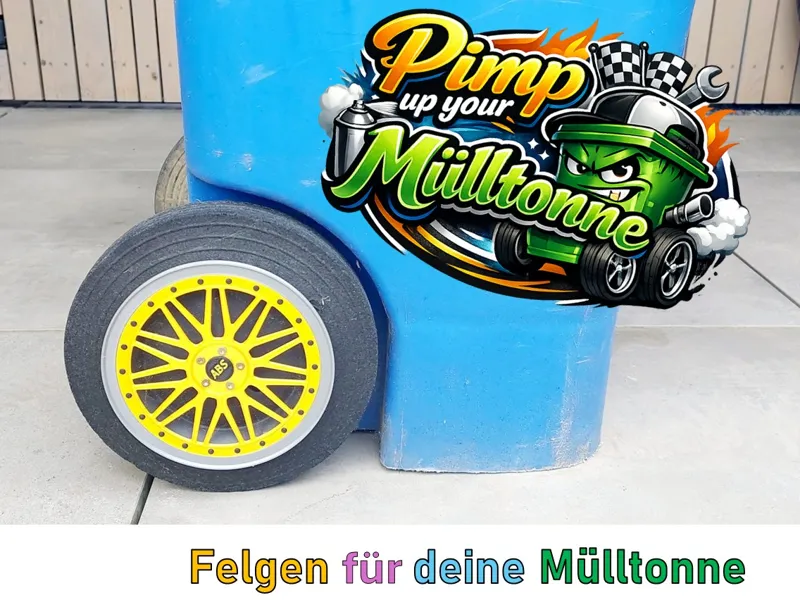 Felge für Mülltonne - Deutschland Edition