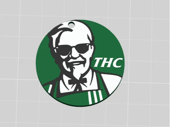 keychain kfc thc
